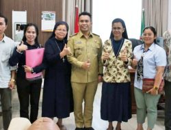 Wakil Bupati Simalungun Kedatangan Tamu Dari Rumah Sakit Harapan Pematangsiantar