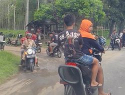 Polsek Serbelawan Bubarkan Balap Liar di Jalur Medan – Tebing Tinggi : Upaya Preventif Cegah Kecelakaan