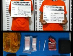 Sat Resnarkoba Polres Pematangsiantar Ungkap Pelaku Pengedar Sabu di Jalan Lapangan Tembak