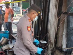 “Polsek Serbalawan Respon Cepat Tangani Kebakaran Hanguskan 3 Unit Rumah di Simpang Sinaksak