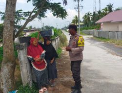 Bhabinkamtibmas Polsek Medang Deras Melaksanakan Kegiatan Sambang Dan Cooling System.