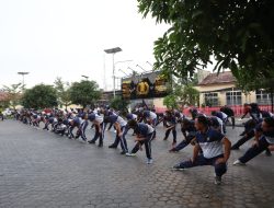 Pelaksanan Program, Polres Batu Bara Giat Melaksanakan Olahraga Untuk Kesehatan Rohani Dan Jasmani