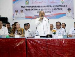 Bupati Simalungun Buka Musdessus Pembentukan Kopdes Merah Putih di Nagori Rambung Merah