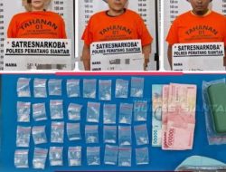 Trio Pengedar Sabu Diamankan Sat Narkoba Polres Siantar, 1 Pelaku Perempuan
