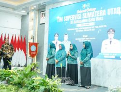 Bupati Batu Bara Bersama Ketua TP PKK Kabupaten Batu Bara Sambut Hangat Kunjungan Tim Supervisi TP PKK Provsu