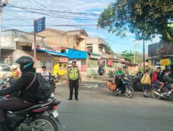 Sat Lantas Polres Simalungun Terapkan Strong Point Pos Padat Pagi di Tiga Lokasi Strategis: Kelancaran dan Keamanan Arus Lalu Lintas Terjaga