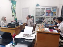 Personil Sat Binmas Polres Batu Bara Giat Melaksanakan Cooling System Kepada Perangkat Desa.