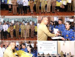 Bupati Simalungun Serahkan 524 SK Pengangkatan CPNS Formasi Tahun 2024.