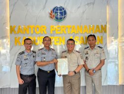 Kalapas Kelas IIA Labuhan Ruku Soetopo Berutu.Giat Kunjungan Resmi Ke Kantor Bada Pertahan Nasional BPN