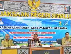 Bupati Simalungun dan Kajari Tandatangani Nota Kesepakatan Bersama untuk Tingkatkan Sinergisitas