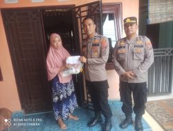 Polsek Labuhan Ruku Berikan Bantuan Berupa  Sembako Jum’at Yang Penuh Berkah.