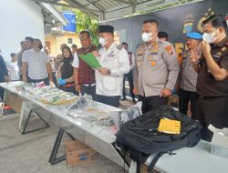 Satres Narkoba Polres Batu Bara Musnah Kan Barang Haram Jenis Shabu Pil Ekstasi,Bupati Dan Wakil Bupati Menyaksikan Nya.