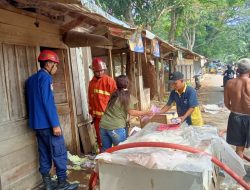 Lapak Pedagang Pasar Kroya Cilacap Terbakar, Diduga Korsleting Listri