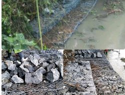 Lagi lagi di Temukan Pemasangan Beronjong diduga asal-asalan