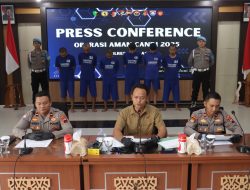 Press Conference ke II, Polresta Cilacap Berhasil Menangani 11 Kasus Tindak Pidana Selama Operasi Aman Candi 2025*