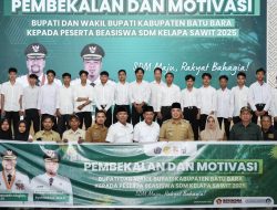 Sukseskan Program Beasiswa SDM Kelapa Sawit, Wabup Batu Bara: Belajar Giat Jangan Sia-siakan Kesempatan*