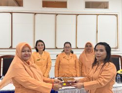Dharma Wanita Persatuan (DWP) Lembaga Pemasyarakatan (Lapas) Kelas IIA Labuhan Ruku Menggelar Pertemuan