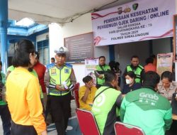 Kapolres Simalungun Gelar Pemeriksaan Kesehatan Gratis Untuk Driver Ojol Dan Lansia Sambut Hut Bhayangkara Ke-79.