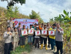 Polresta Cilacap Salurkan Bantuan Pertanian dan Sembako Dalam Menyambut Hari Bhayangkara ke-79
