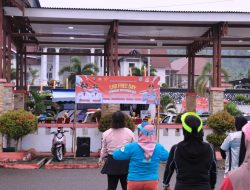 Polres Morowali Gelar Car Free Day Meriah dalam Rangka Hari Bhayangkara ke-79