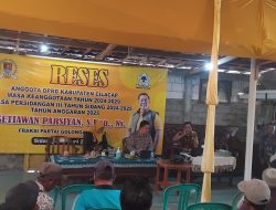 Reses DPRD Cilacap Wawan Sampaikan Hasil Pansus Optimalisasi Kepesertaan Jaminan Kesehatan