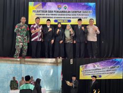 Pelantikan Perangkat Desa Ujungbarang, Kurniasih Resmi Jabat Seksi Pemerintahan