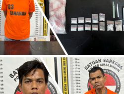 Sat Narkoba Polres Simalungun Bongkar Jaringan Bandar Sabu 26 Gram. 
