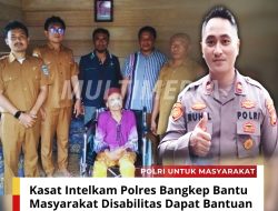 Dapat Apresiasi : Kasat Intelkam Polres Bangkep Bantu Masyarakat Disabilitas Dapat Bantuan Kursi Roda*
