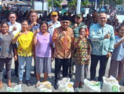 Bupati Simalungun Lounching Program Bantuan Pangan Beras 2025