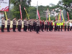 Kapolres Simalungun AKBP Marganda Aritonang Pimpin Pergantian Kapolsek Dan Pejabat Strategis Dilingkungan Polres.