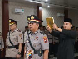 Polresta Cilacap Gelar Sertijab Dua Kapolsek dan Kenaikan Pangkat Pengabdian*