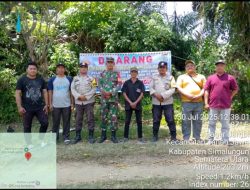 Polsek Tanah Jawa Pratroli Dialogis Jaga Stabilitas Di Hutan Afd III Bah Jambi Cegah Karhutla.