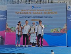 Bagikan 5.572 Paket Sayur Gratis kepada Warga di Cilacap, Yayasan Amal Bunda Sukses Pecahkan Rekor Muri