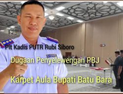 Dugaan Penyimpangan Dalam Jabatan Hingga Mark-up Harga Pengadaan Karpet Aula Bupati Batu Bara Terus Disoal?