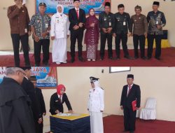 Dilantik, Perangkat Desa Tinggarjaya Baru Diminta Jalankan Tugas dengan Penuh Amanah