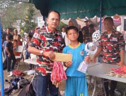 Menyambut Tangal 17 Agustus Ketua Laskar Mera Putih Buka Turnamen Bola U-12 Merebut Piala π π LMP Batu Bara
