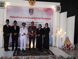 Dilantik, 3 Perangkat Desa Nusawangkal Cilacap Diminta Bekerja Amanah dan Tanggungjawab