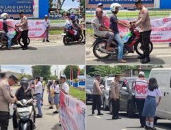 Polres Simalungun Semarakkan HUT RI ke-80, 2.500 Bendera Merah Putih Dibagikan kepada Pengendara