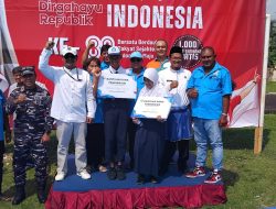 SNI Cilacap Bagi-bagi 1.100 Paket Sembako Gratis untuk Warga di Momen HUT ke-80 RI