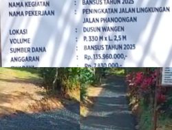 Peningkatan Jalan Sepatnunggal Telah di Kerjakan sesuai Dengan Spesifikasi 
