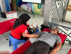Lapas Labuhan Ruku Adakan Donor Darah dalam Rangka Memeriahkan HUT RI Ke-80