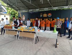 Polres,Bersama Bupati Batu Bara Musnakan Barang Haram Jenis Shabu Dan Ekstasi