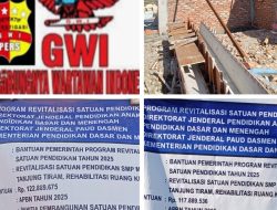 GWI)Gabungnya Wartawan Indonesia Menduga Kongkalikong Revitalisasi SMP Muhammadiyah 36 Tanjung Tiram,