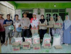 Bupati Simalungun Bersama Kapolres dan Dandim 0207/Sml Tinjau Rumah Warga Yang Rusak Pasca Bencana Angin Puting Beliung.