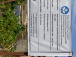 Proyek Bangunan Revitalisasi Satuan Pendidikan SMPN 02 Tanjung tiram di Duga Tidak Jelas.