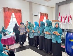 Sekretaris Perkim LH Batu Bara Agus Andika Buka Pelatihan Pembuatan Kompos Skala Ruma Tangga.