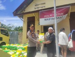 Wujud Kepolisian Humanis: Polsek Tanah Jawa Gelar Pasar Murah 6 Ton Beras untuk Masyarakat Simalungun