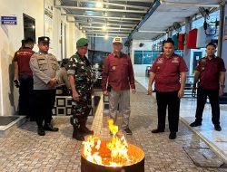 Mitigasi Risiko Gangguan Kamtib, Lapas Labuhan Ruku Gandeng TNI dan Polri Gelar Razia Kamar Hunian