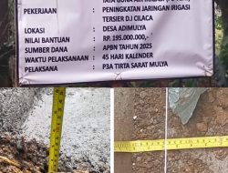 Marak nya Dugaan Pekerjaan Peningkatan Jaringan Irigasi Yang Tidak Sesuai Dengan Bistek BBWS Citanduy