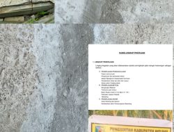 GWI Gabungnya Wartawan Indonesia Minta Kajari Priksa Pekerjaan Rapat Beton di Desa Bulan-Bulan Lokasi di Pasantren Al-Muttaqin